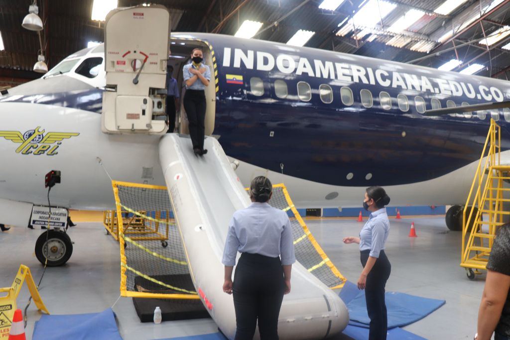Imagen evacuación de tripulante